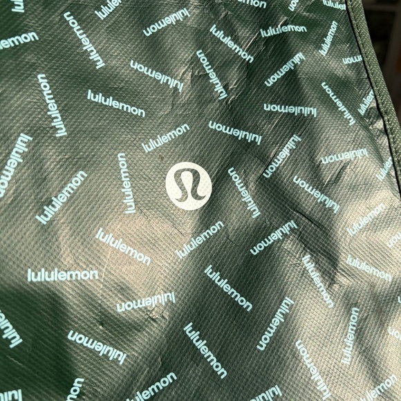 Lululemon shopping tote bag green white small - Picture 3 of 4